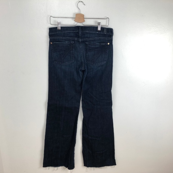 7 For All Mankind Dojo Jeans Flare Wide Leg 7FAMK - Picture 3 of 8